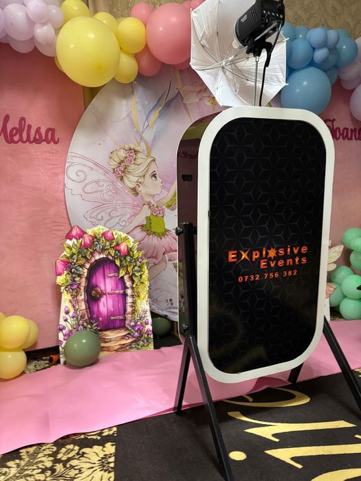 Oglinda foto, Fum greu dansul mirilor, Baloane cu fum.