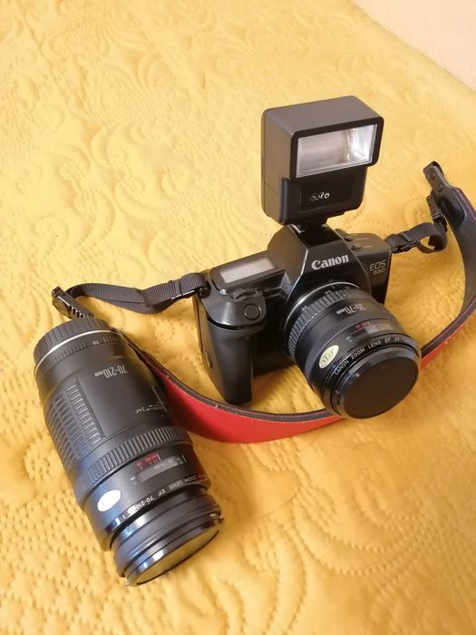 Canon EOS 650 обективи и светкавица