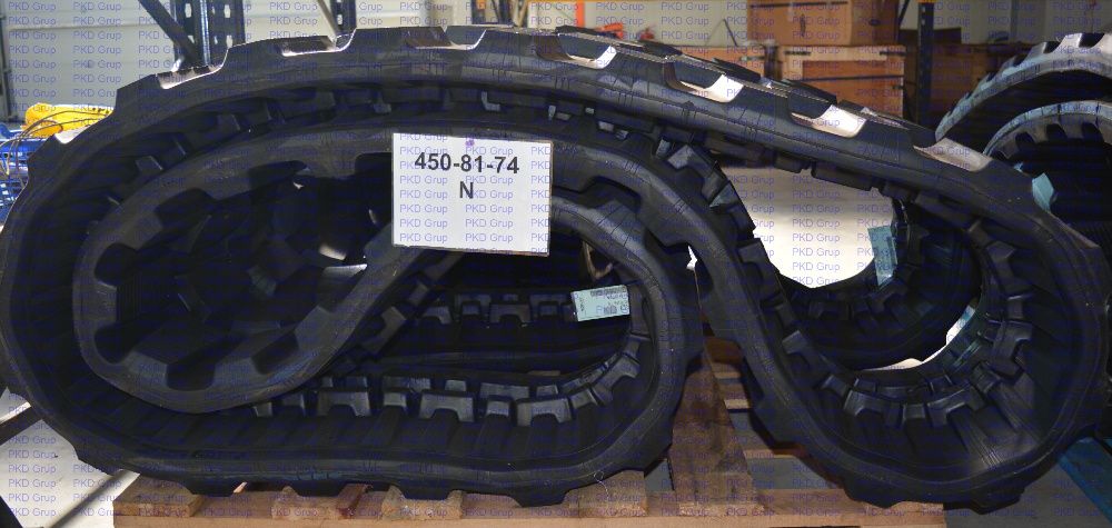 Senile de cauciuc pentru miniexcavatoare și excavatoare