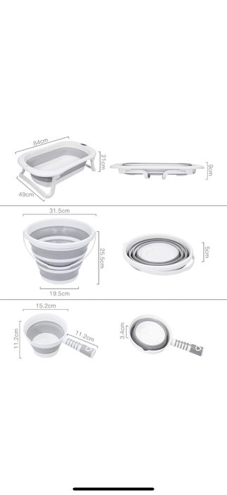 Set cadita pliabila bebelusi NOU