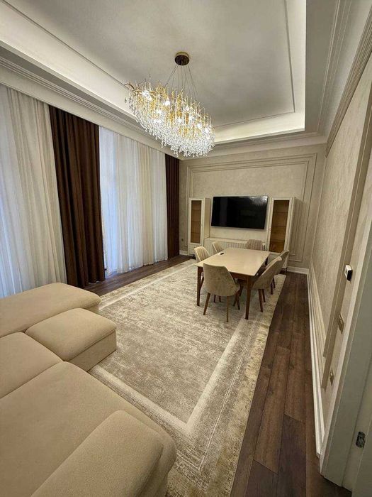 Новостройка 5/1/10 ЖК«Mirabad Palace» Евро ремонт с мебелью и техникой