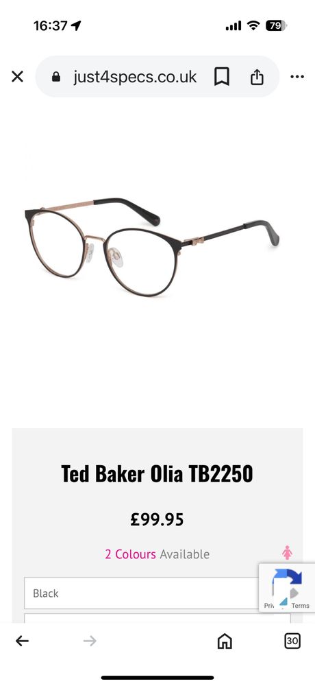 Рамка за Oчила Ted Baker