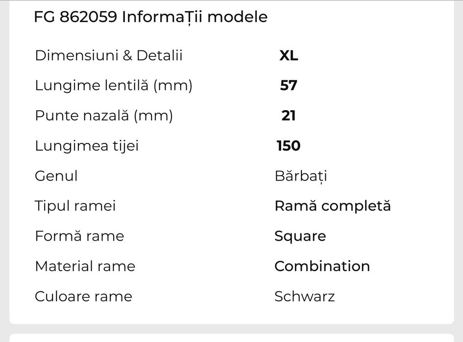 Rama ochelari Freigeist FC862059