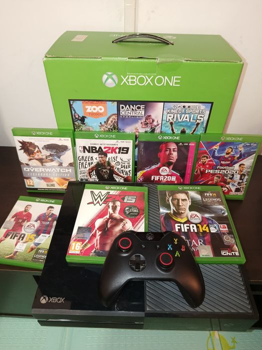 Xbox One s 500GB + 7 jocuri + 1 maneta in stare impecabila