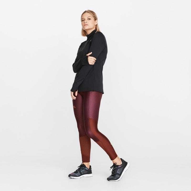 Дамска Блуза за Бягане KALENJI WARM ZIP в размер L/48