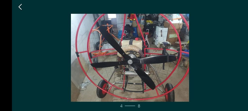 Vând paramotor trike tandem cu motor fresh breze monster hirth F33