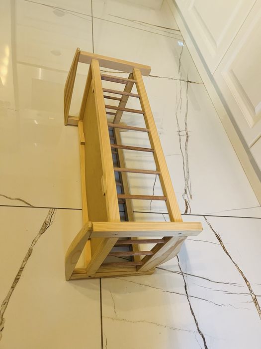 Pat/ patut din lemn papusa/ bebe/jucarii