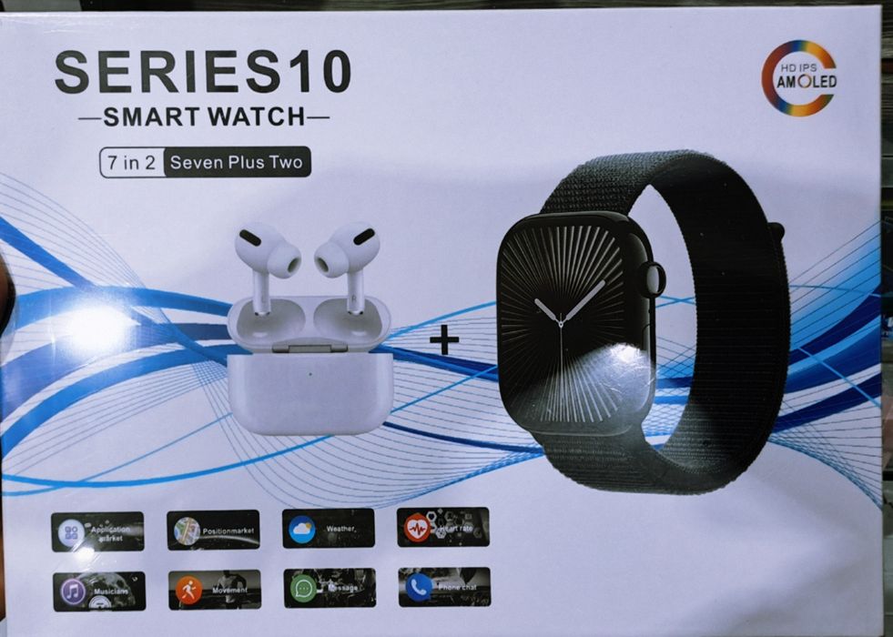 Smart watch va Airpods 2tasi 1da