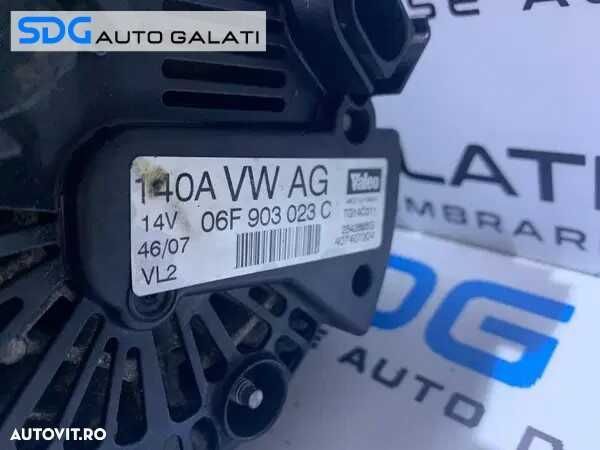 Alternator 140A 14V Volkswagen Jetta 1.9TDI BLS 2005 - 2011 Cod 06F903023C 06F903023A