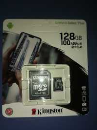 SD card 128 GB нови kingston