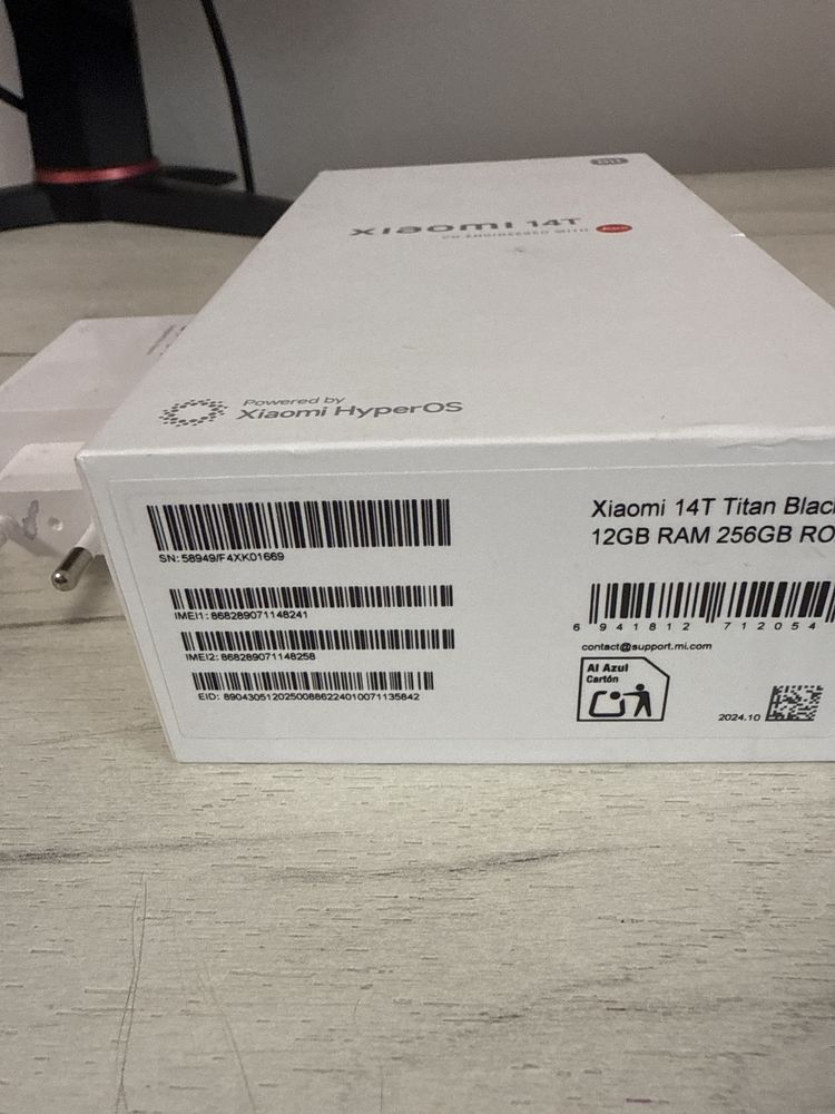 Xiaomi 14T 256G. 12G Ram Nou sigilat adaptor cadou