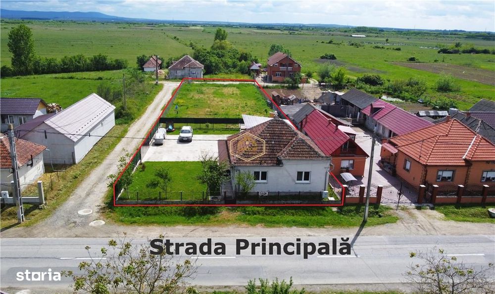 VIDEO - Casa si teren cu deschidere la 3 strazi | 10 minute Satu Mare