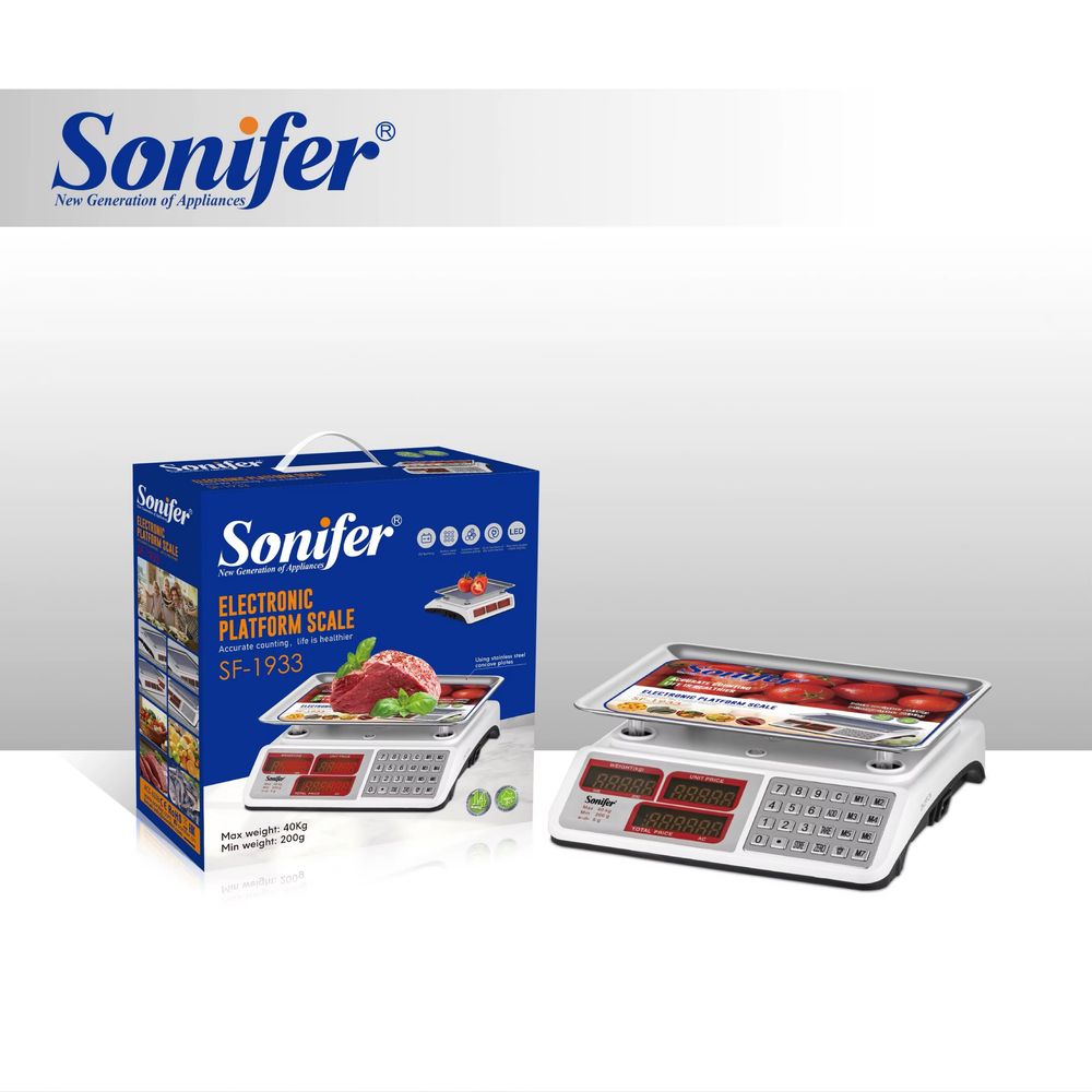 Доставка! Цифровые кухонные весы Sonifer SF-1933