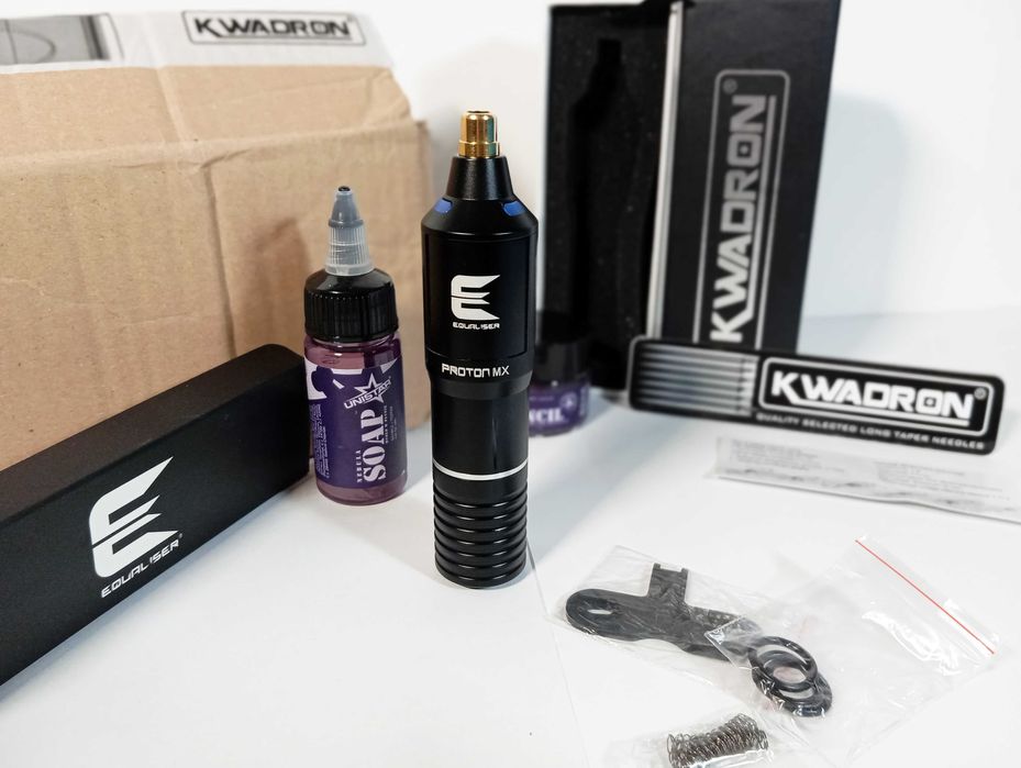 aparat de tatuat Kwadron Equaliser Proton MX 4 mm, NOU nouț original