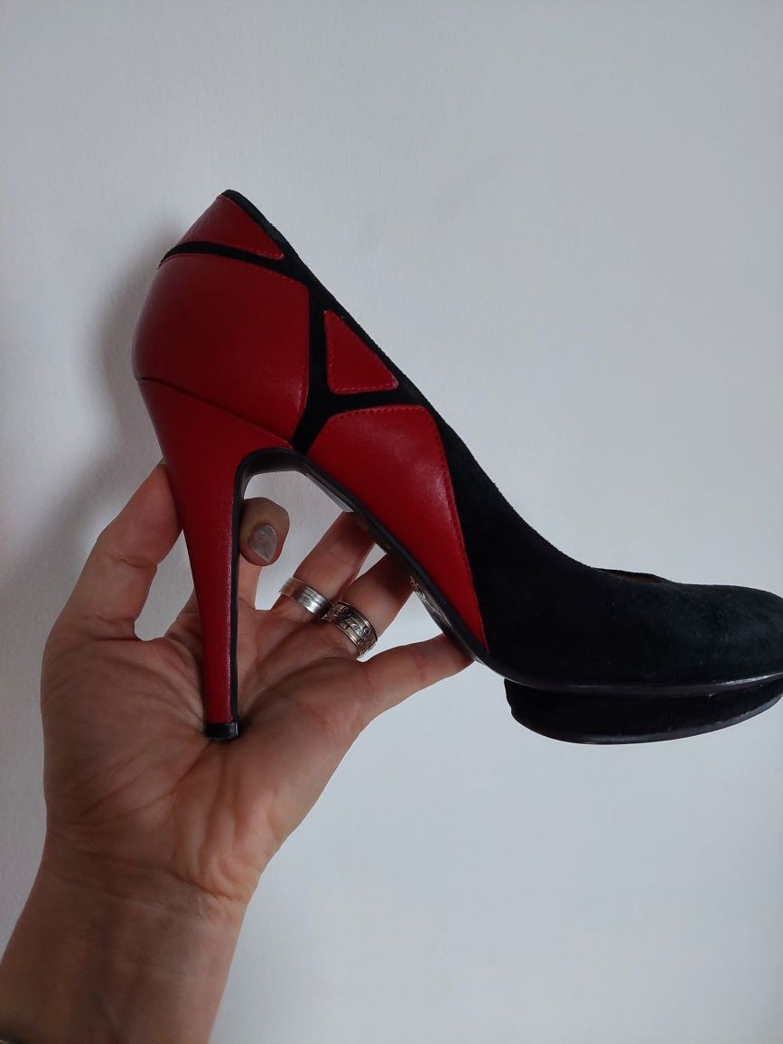 Pantofi piele Guban 38, impecabili