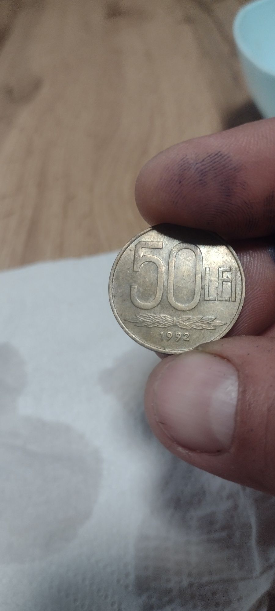 Moneda 50 lei veche