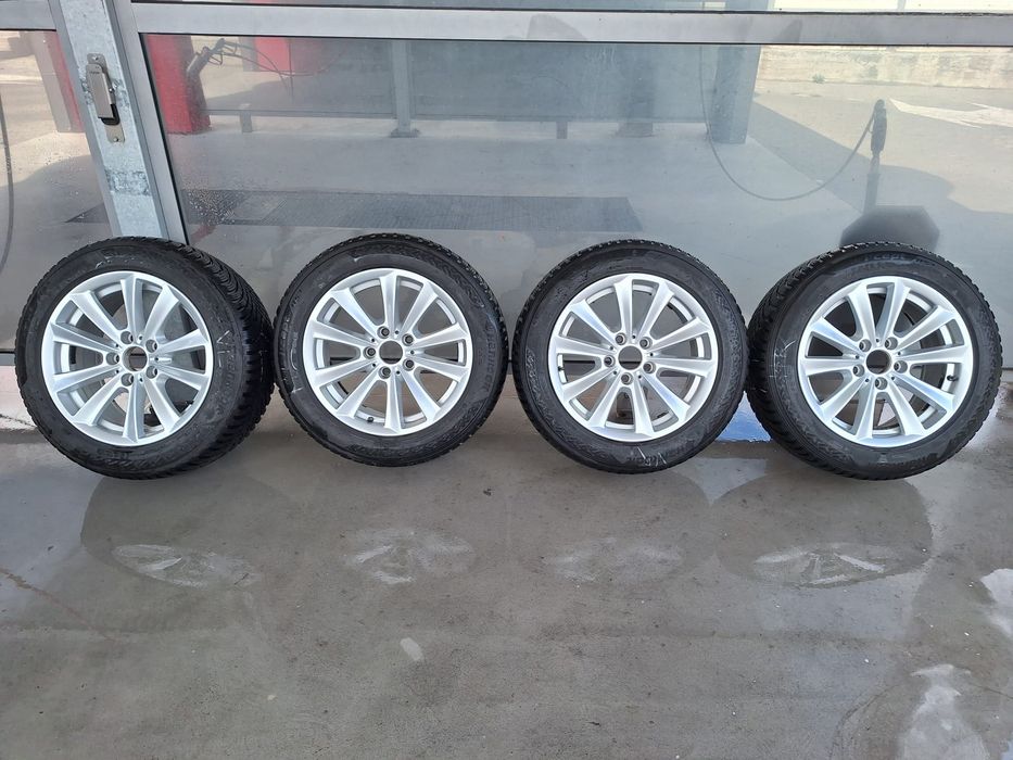 Jante Roti anvelope iarna BMW seria 5 F10 225 55 17 DOT 2023