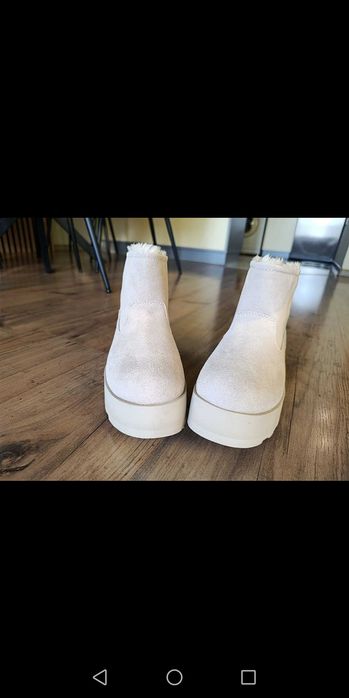 Боти/апрески от естествена кожа