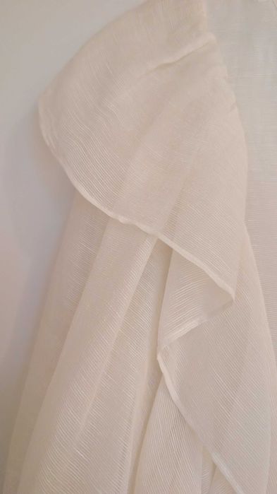 Рокля Massimo Dutti, лен и коприна