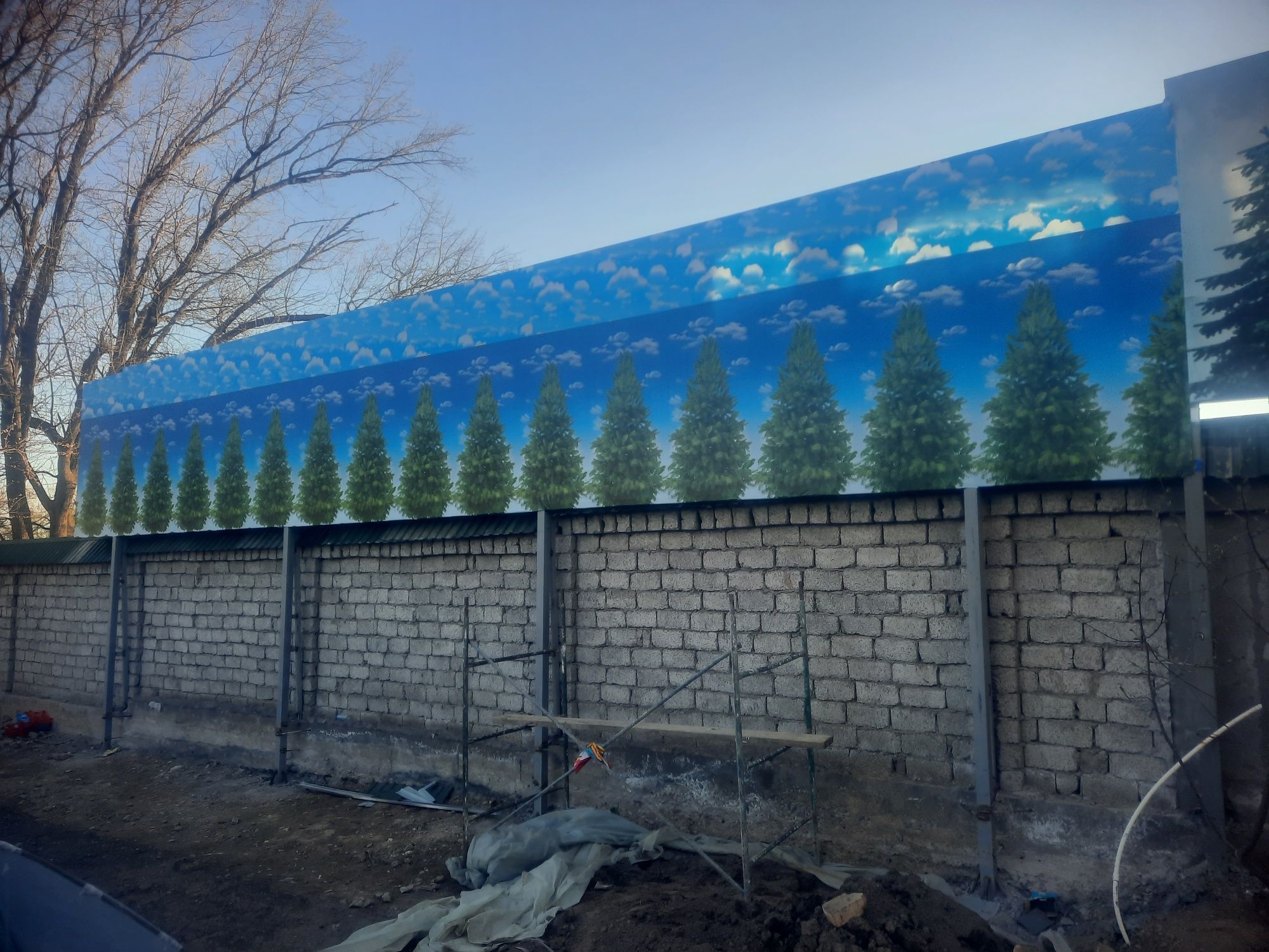 baner banner bassen tent банер баннер тент  установка киламиз оптим