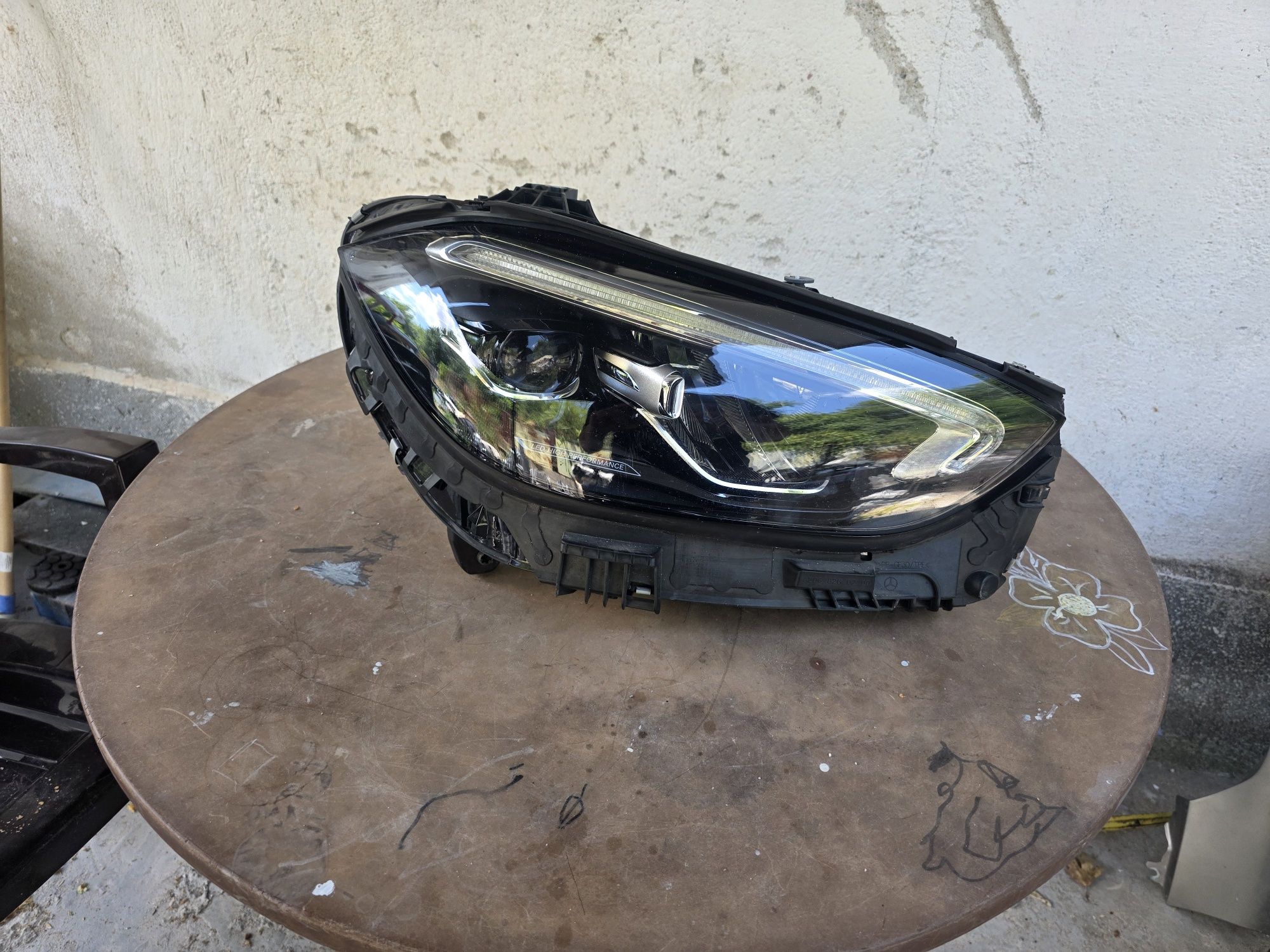 Mercedes benz C w206 full led 2023 десен фар