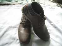 Продавам мъжки кожени кафяви обувки номер 46 Southpart JEAN 1963