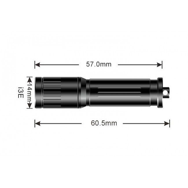 Lanterna breloc Olight I3E EOS Negru