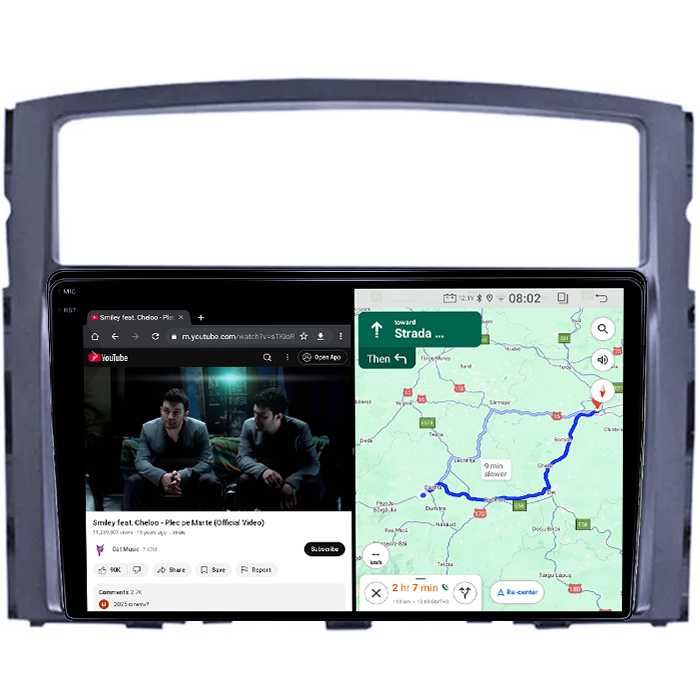 Navigatie Mitsubishi Pajero 2006-2014, 4GB RAM/64GB ROM,Android14