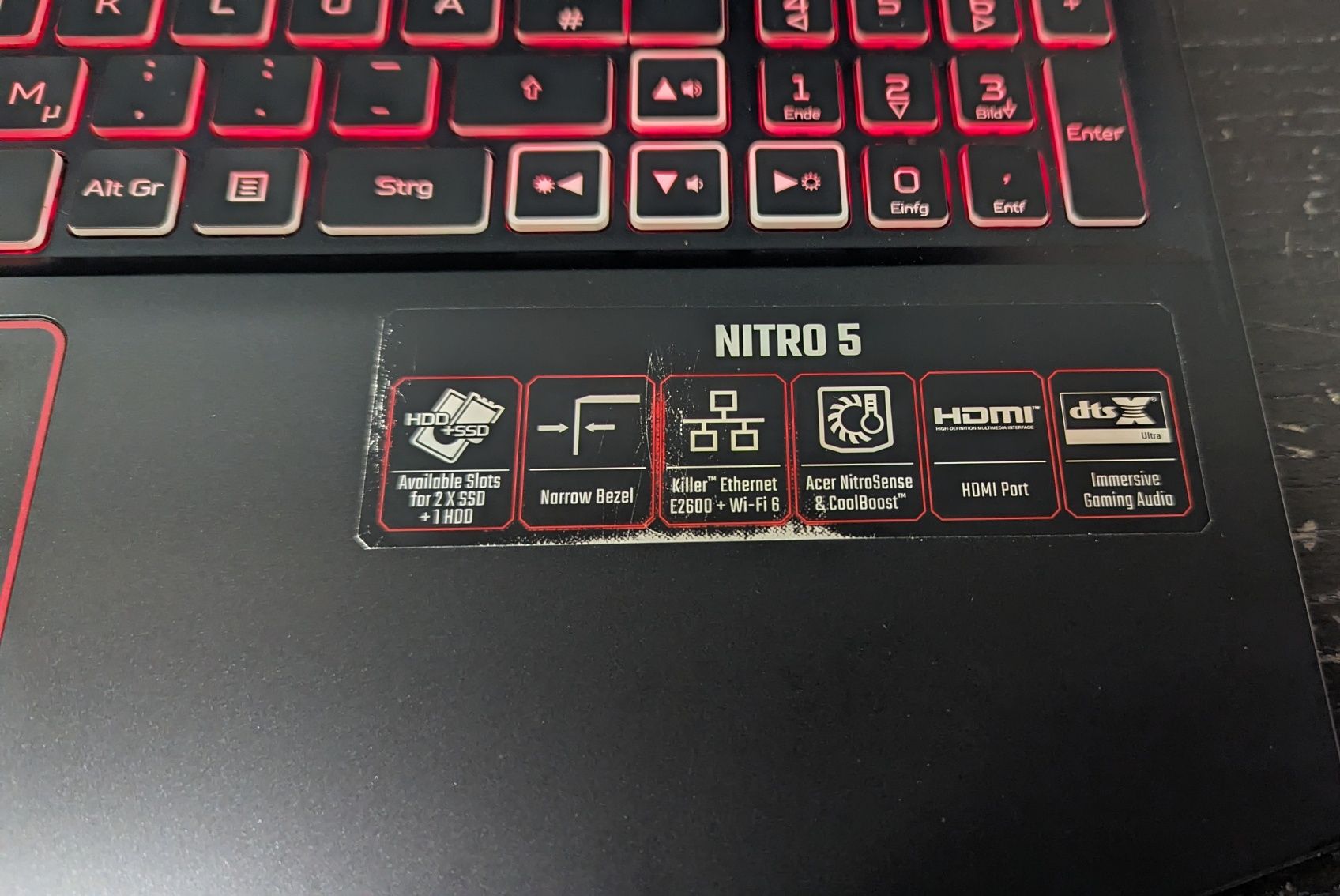 Laptop Acer Nitro 5 RTX 3060 schimb cu laptop 4060