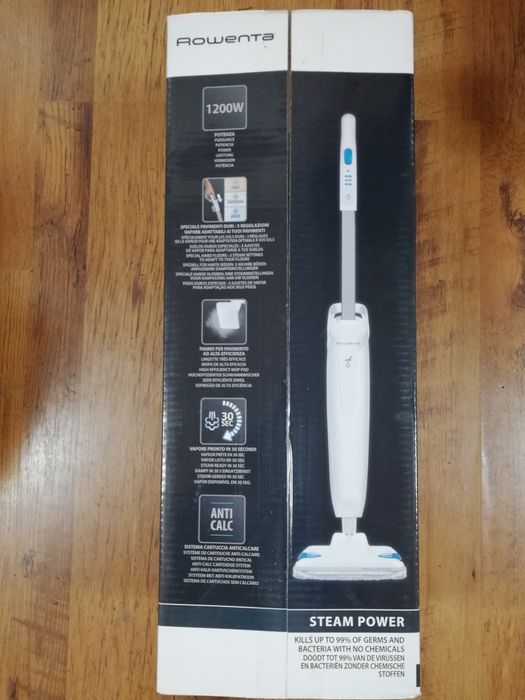 Mop cu aburi ROWENTA Steam Power RY6537WI,nou