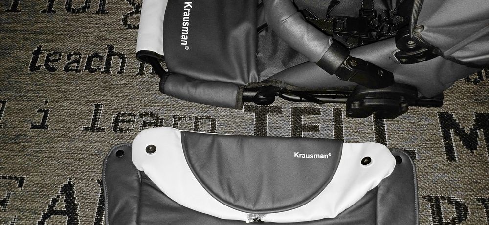 Cărucior/căruț copii 3 în 1 sport+landou+scaun auto.Krausman.