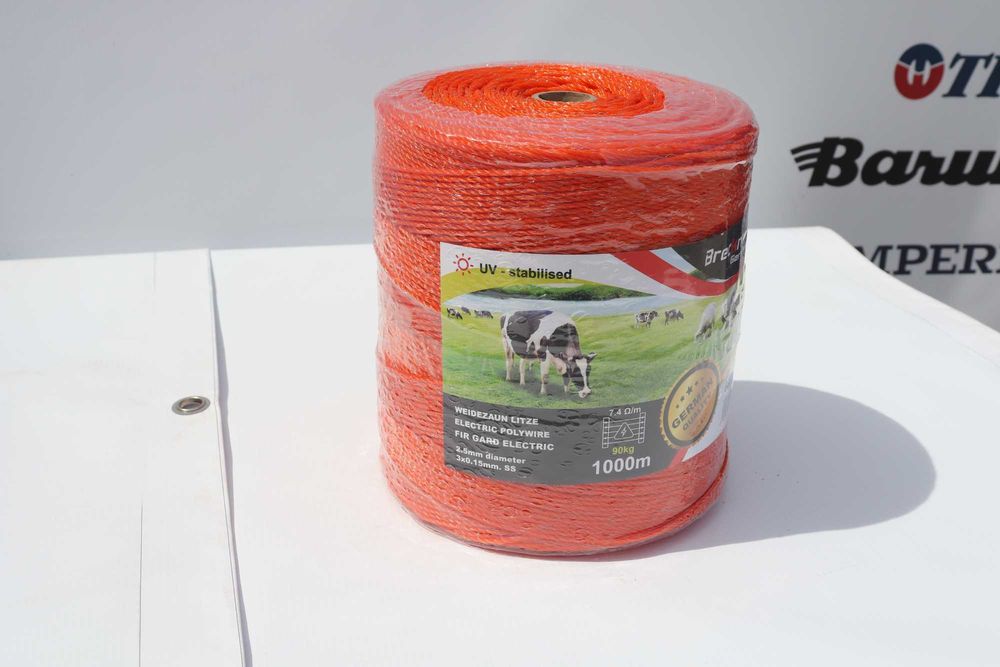 Rola fir Gard electric 1000M 2.5mm 3 lite pentru capre