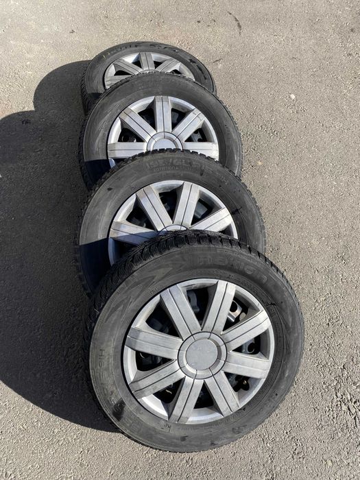 set jante otel si anvelope de iarna