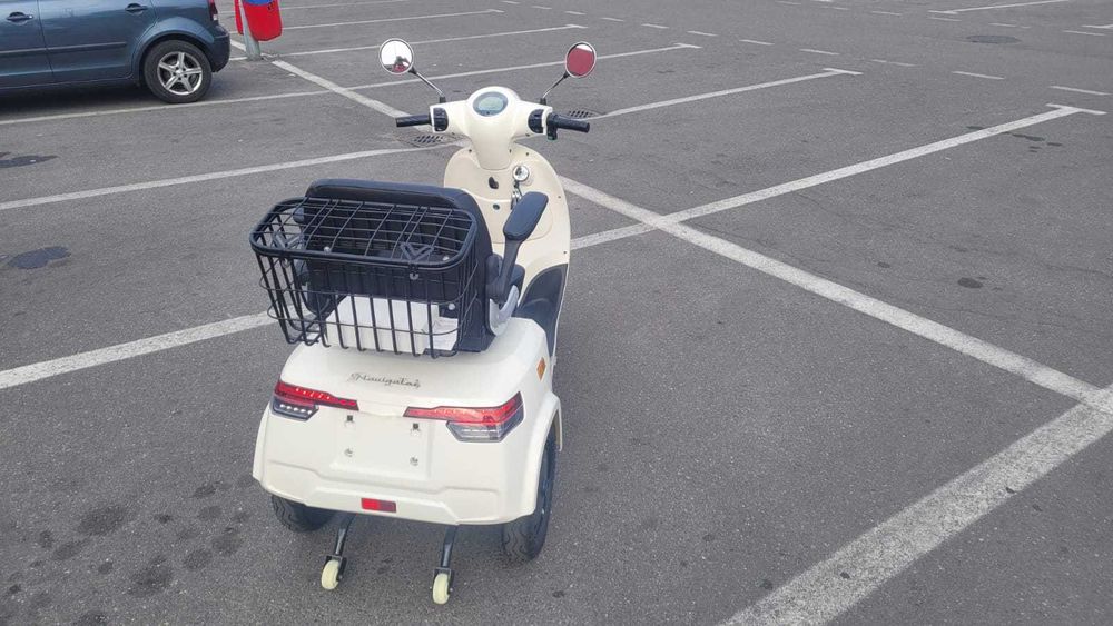 Triciclu Electric Rotakt Navigator, Doua Motoare 400W fiecare, 25 km/h