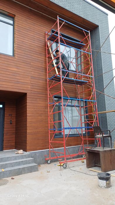 Леса на колёсах вышка тура лестница