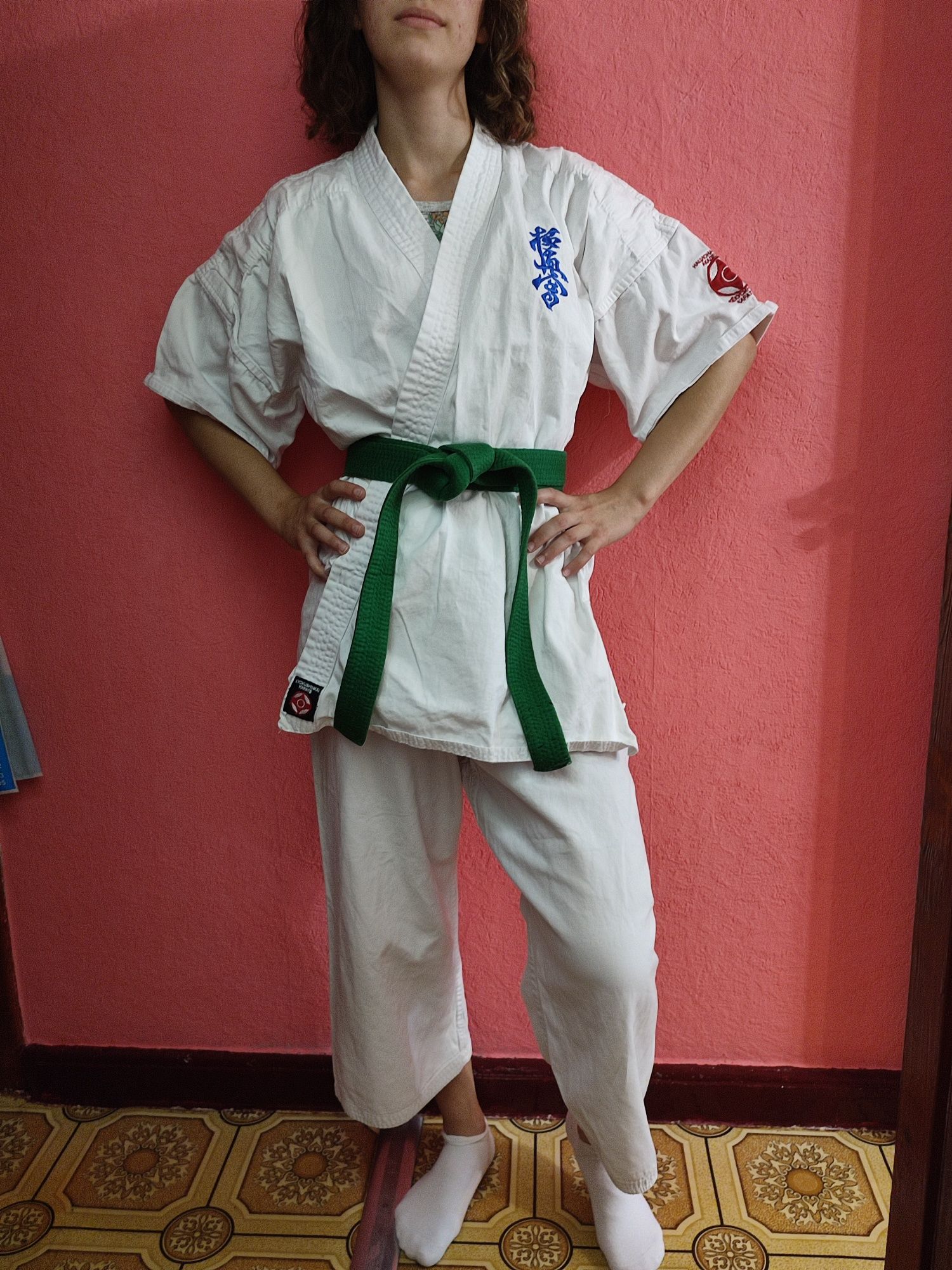 Кимоно, спортивный костюм, шлем, перчатки, комплект форма для карате