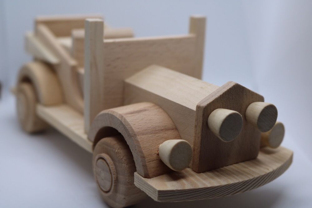 Mașinuțe tanc numărătoare trenuleț din lemn făcute manual noi diferite