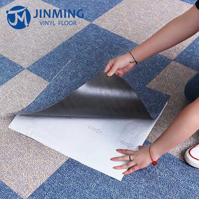 Самоклеящаяся ковровая плитка из ПВХ