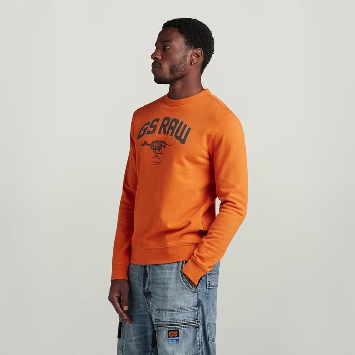 Оригинална блуза G-Star Raw Skeleton S нова мъжка суичър фланела