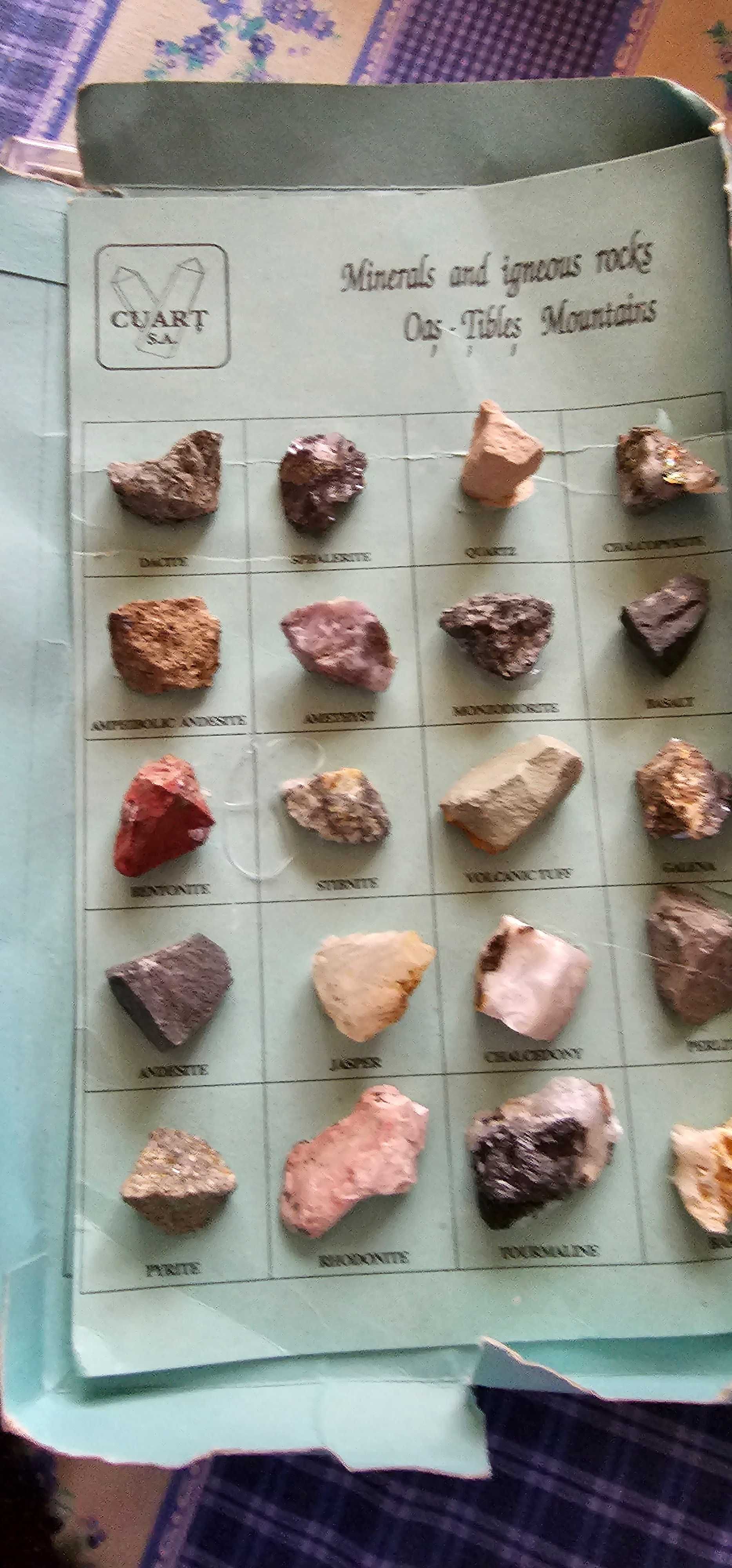 pietre si minerale colectie
