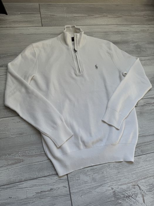 Мъжко! Чисто нов оригинален пуловер Polo Ralph Lauren Quater-Zip Cuton