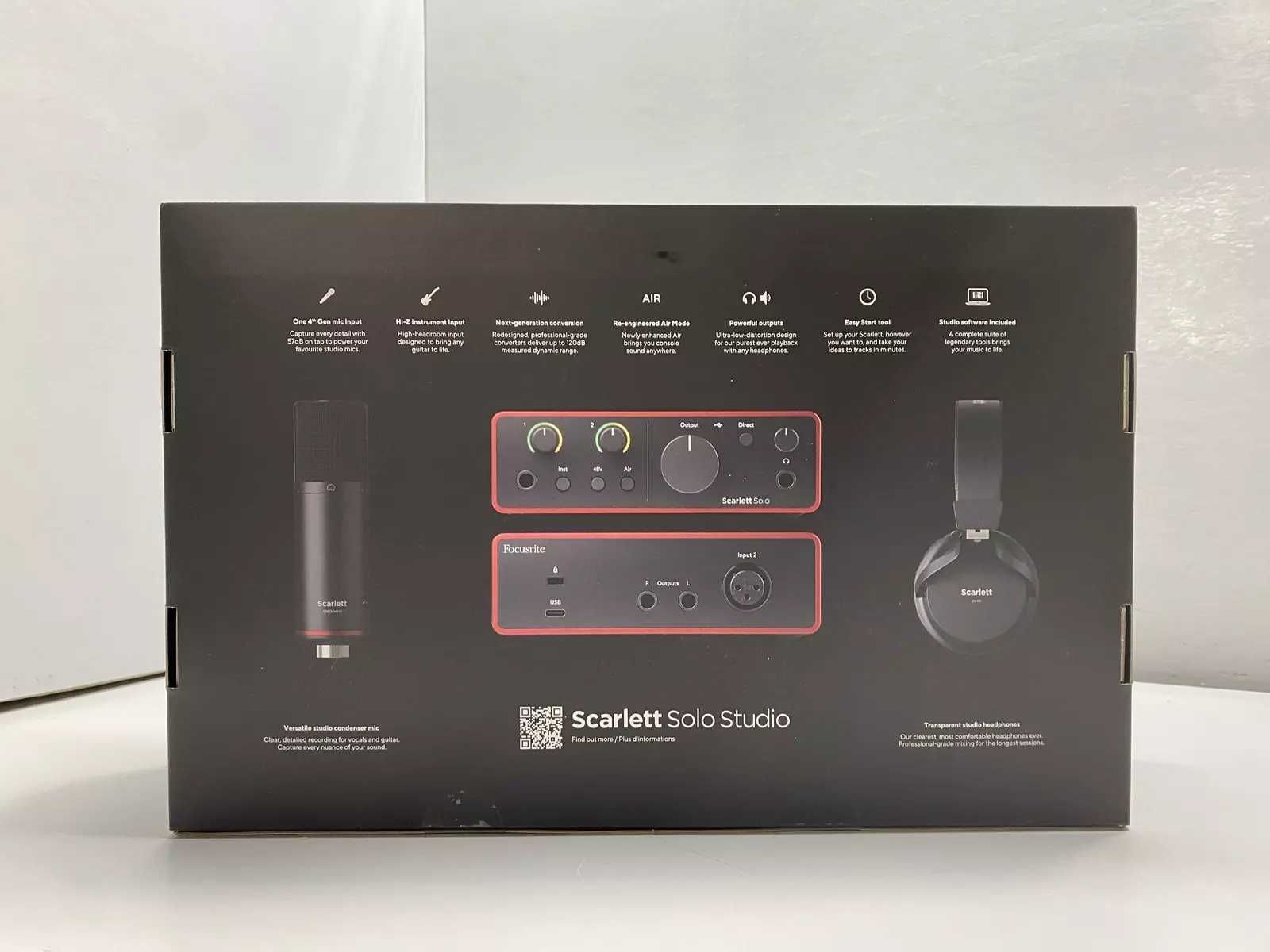 Focusrite Audio Interface Scarlett Solo Studio 4th Gen