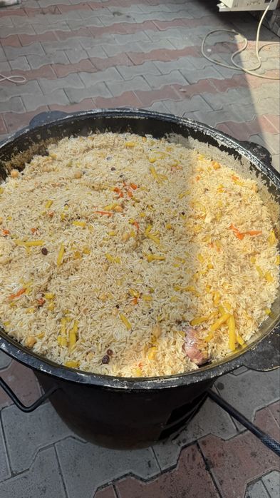 Повар с выездом очень вкусный: Плов ташк Сырне, Куырдак, Казан кебаб,