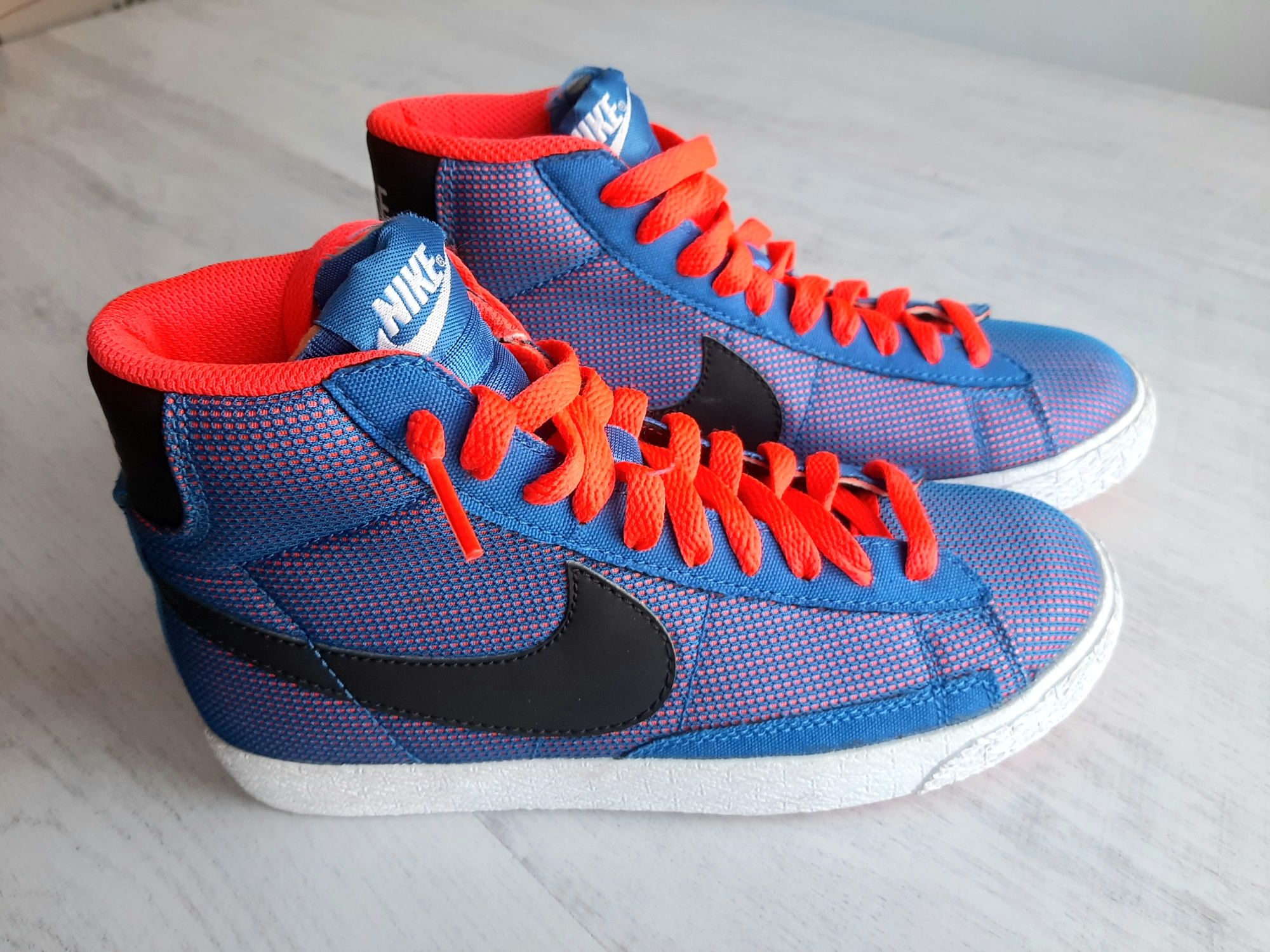 Ghete Nike Blazer Originale,De Femei,Noi,Mărimea 35,5 Albastre,Cod E47