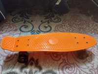 Скейтборд оранжевый