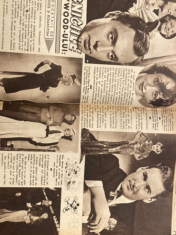 Colectia revista CINEMA anul 1938