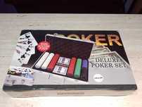 DELUXE Poker Set profesional,300 jetoane,servieta aluminiu
