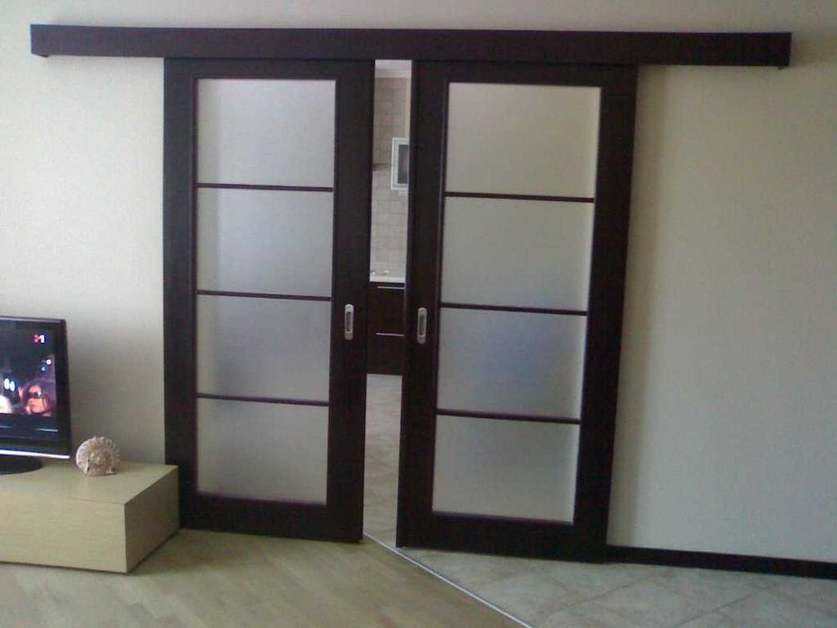 Есік қою. установка двери