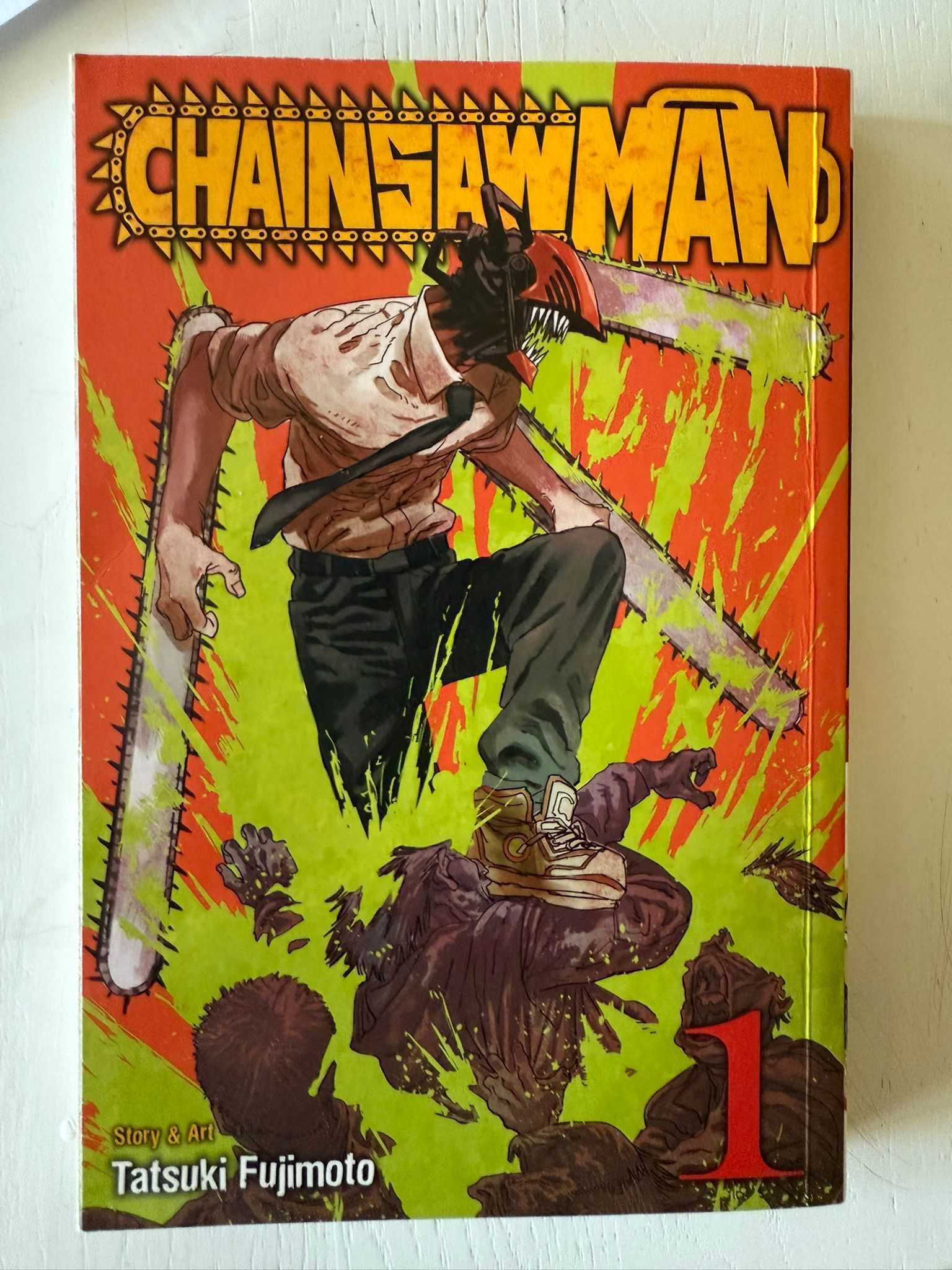 Манга колекция Chainsaw man volume 1 to 14 + volume 16