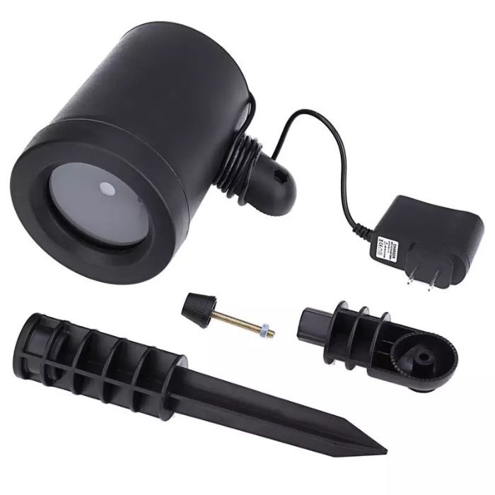 Лазерен прожектор автоматична лед лазер светлинна украса лампа коледа